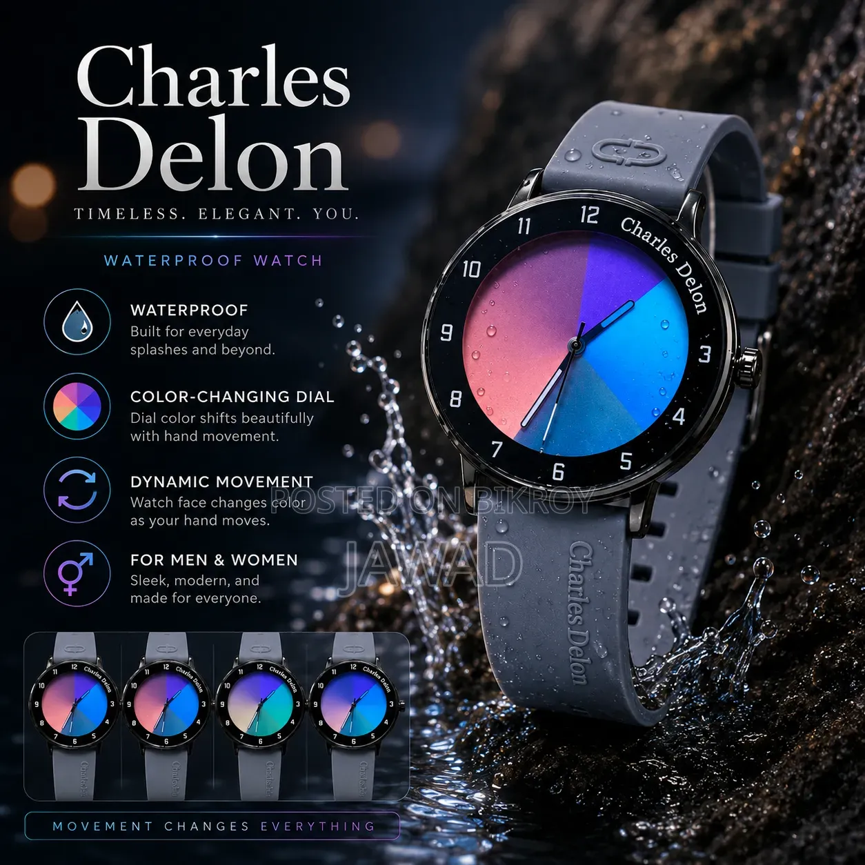 Charles Waterproof Watch