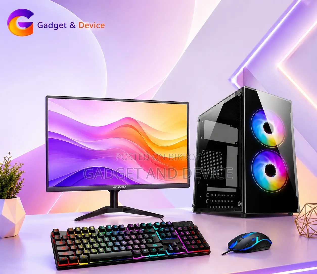 New Desktop Computer 8GB Intel Core i5 SSD 256GB
