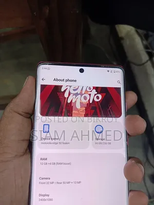 Motorola Edge 50 Fusion 256 GB Red
