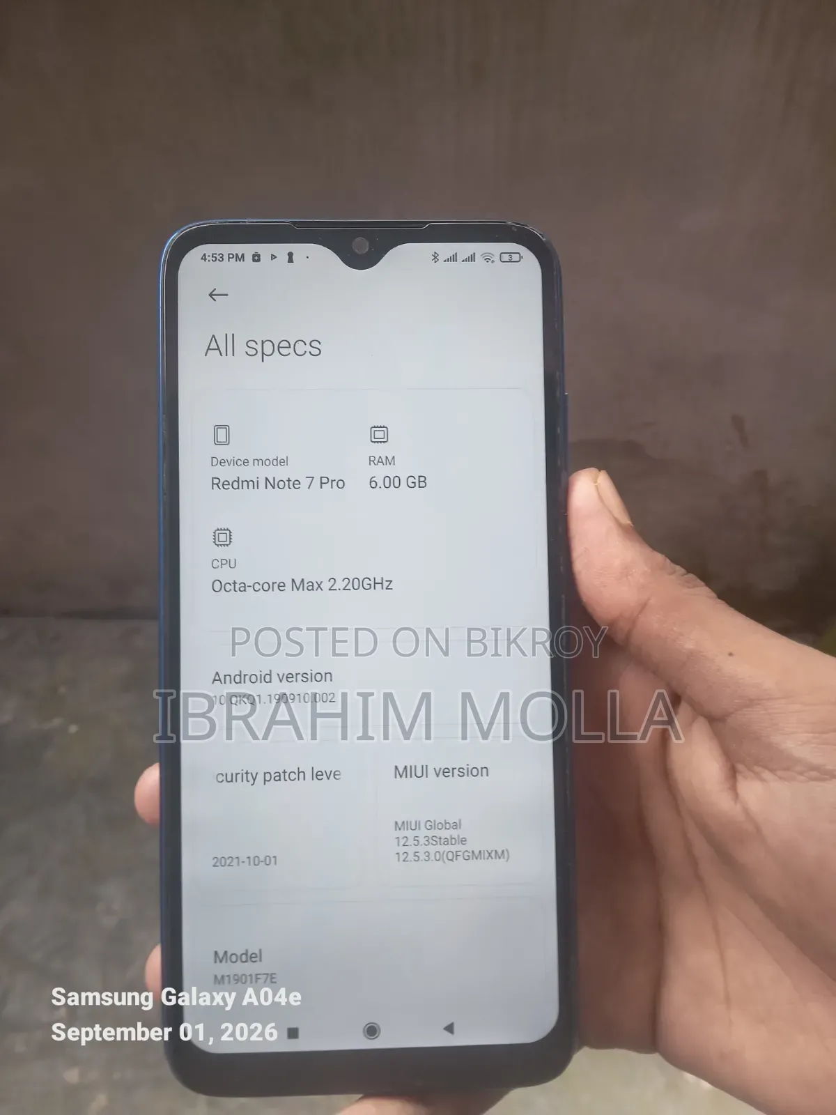 Xiaomi Redmi Note 7 Pro 128 GB Blue