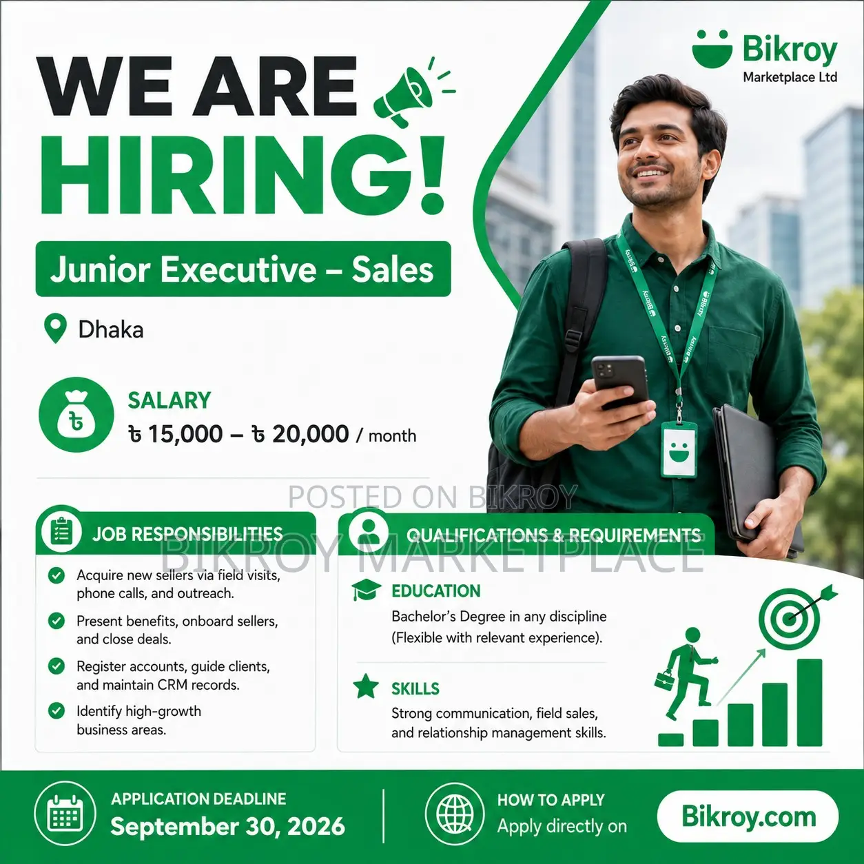 Junior Executive - Sales