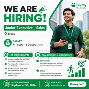 Junior Executive - Sales