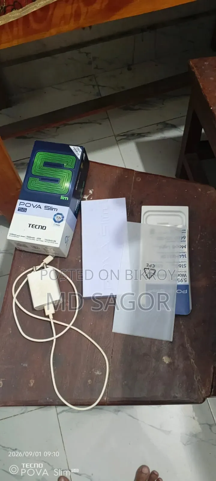 Tecno Pova Slim 5G 128 GB Black