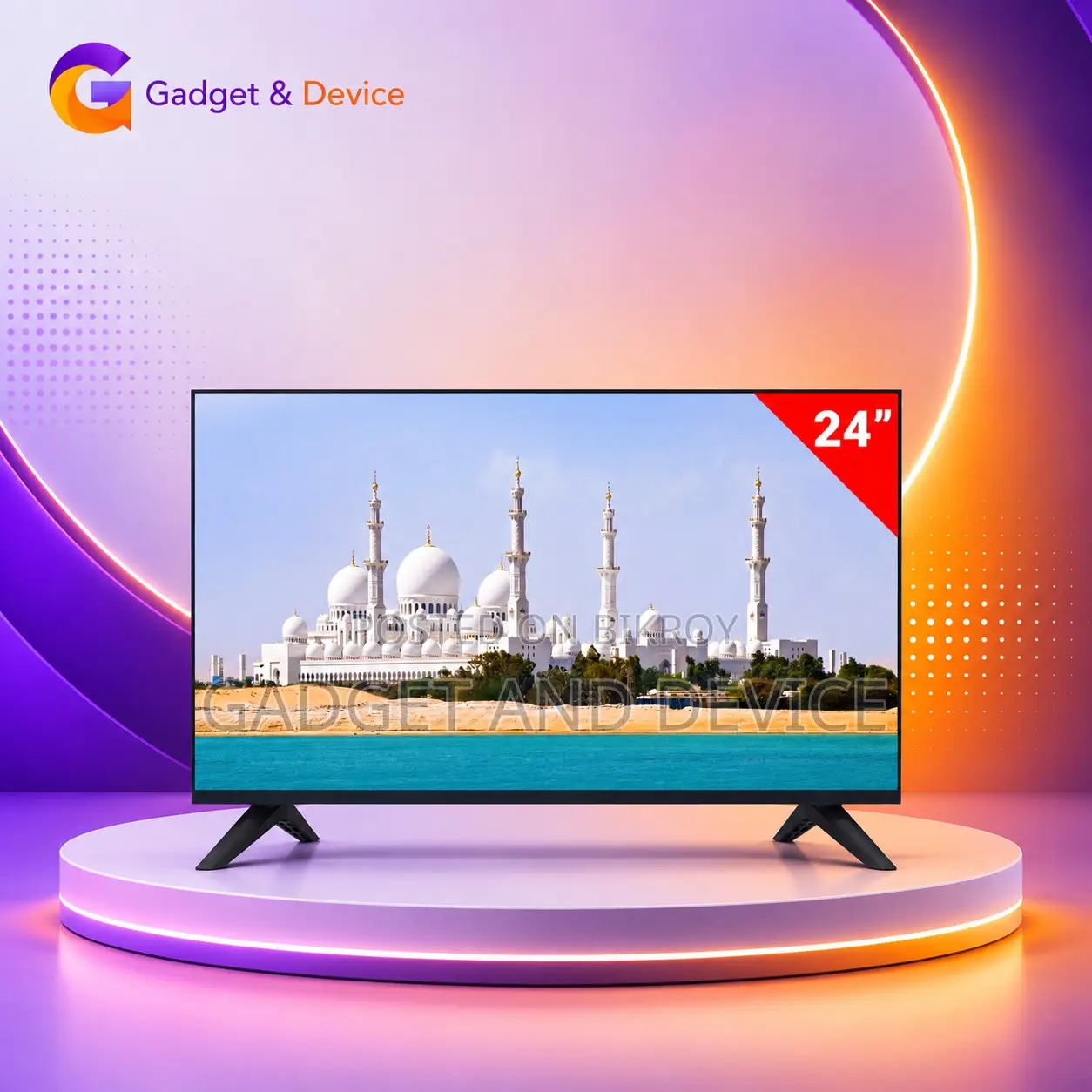 24′′Inch Basic Double Glass Full HD Television