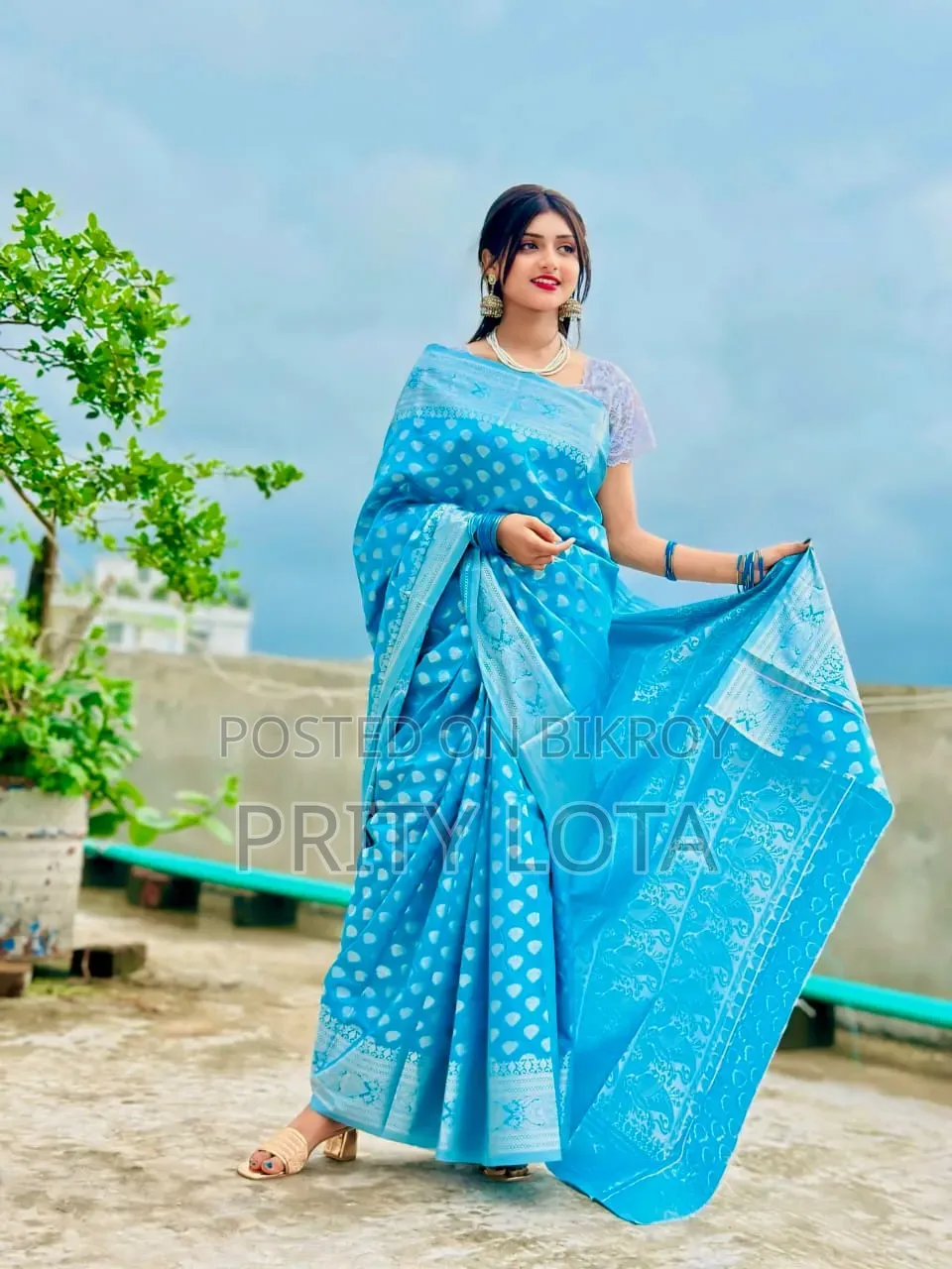 Soft Silk Katan Sharee