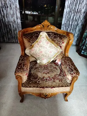 Wooden Sofa Set - 9 Seat. Fresh Condition.