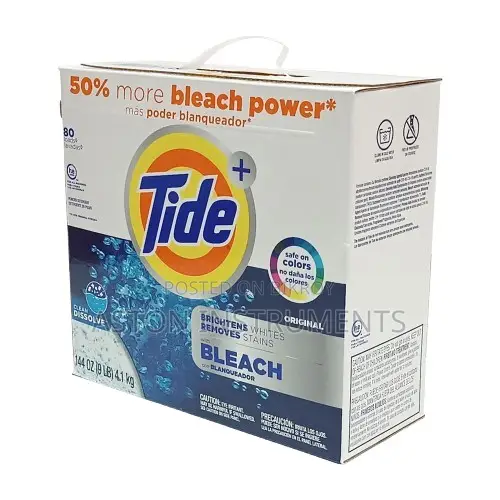 Tide Plus Bleach Detergent Powder 4.10Kg