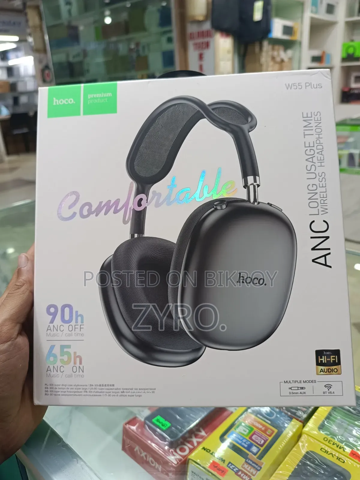 Hoco W55 Plus ANC Wireless Headphone