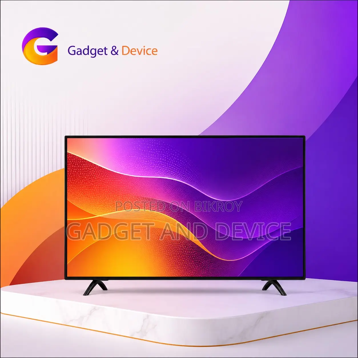 32′′Inch Basic Double Glass Full HD Television