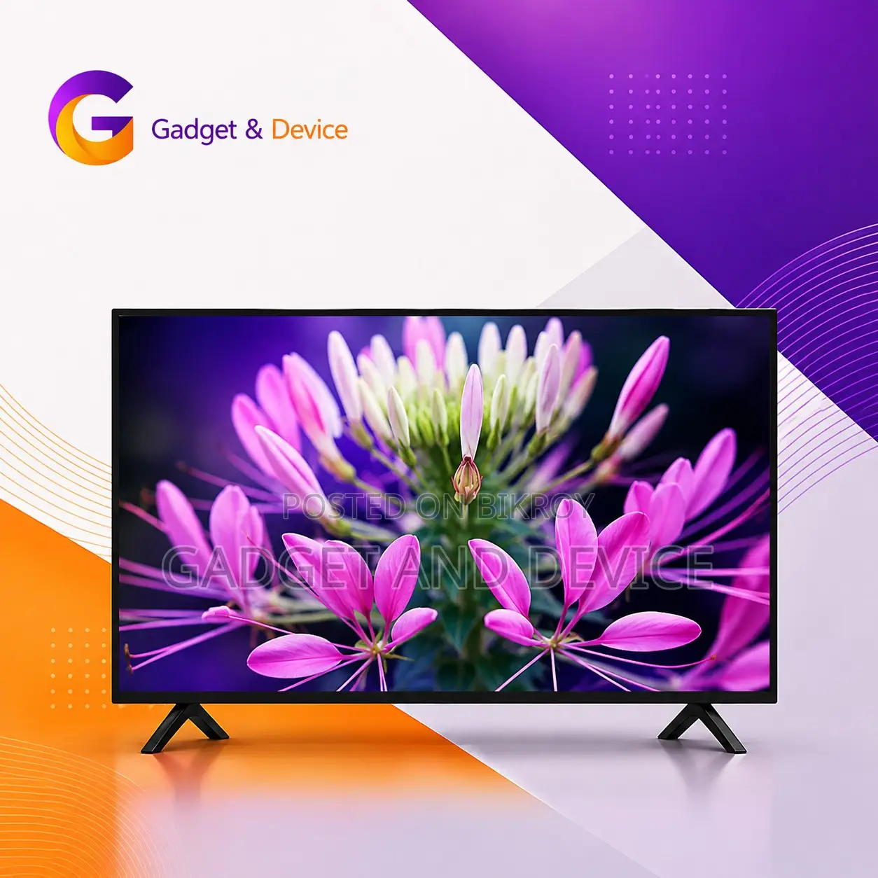 32′′Inch Smart Double Glass Full HD Television