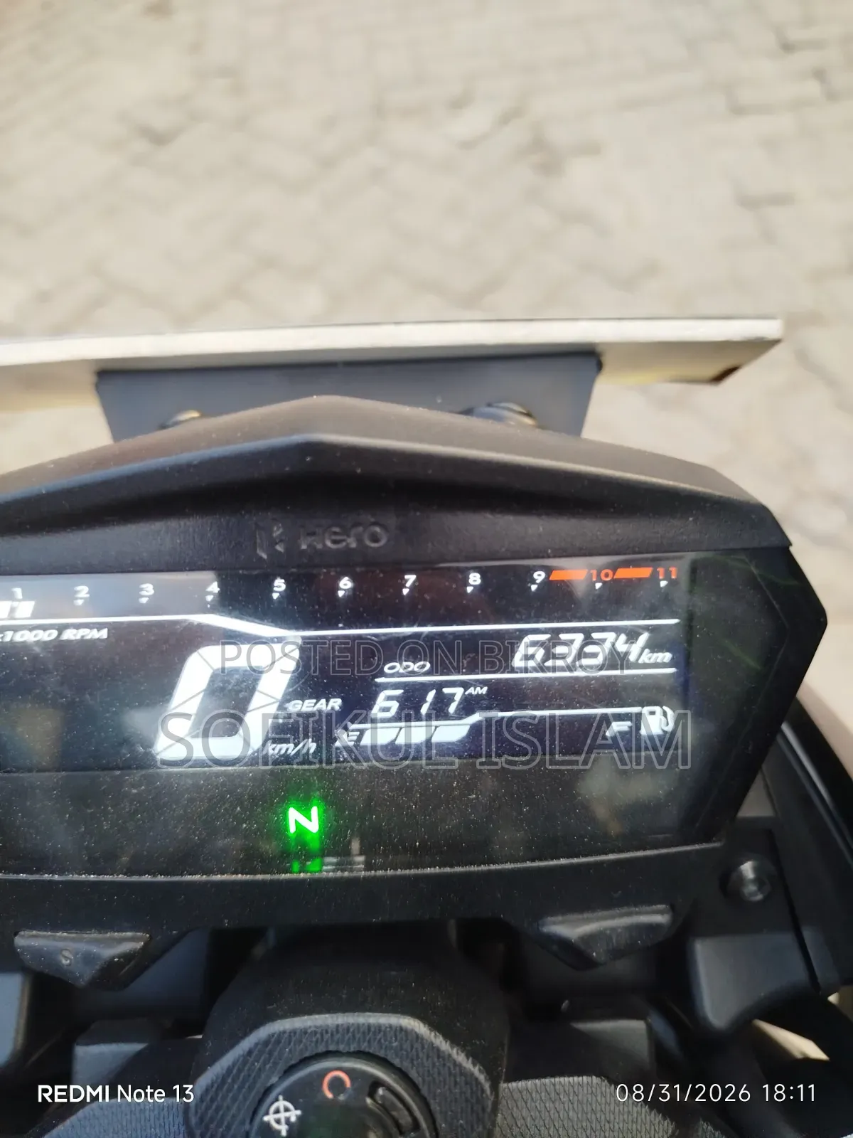 Hero Xtreme 125R 2024 Black