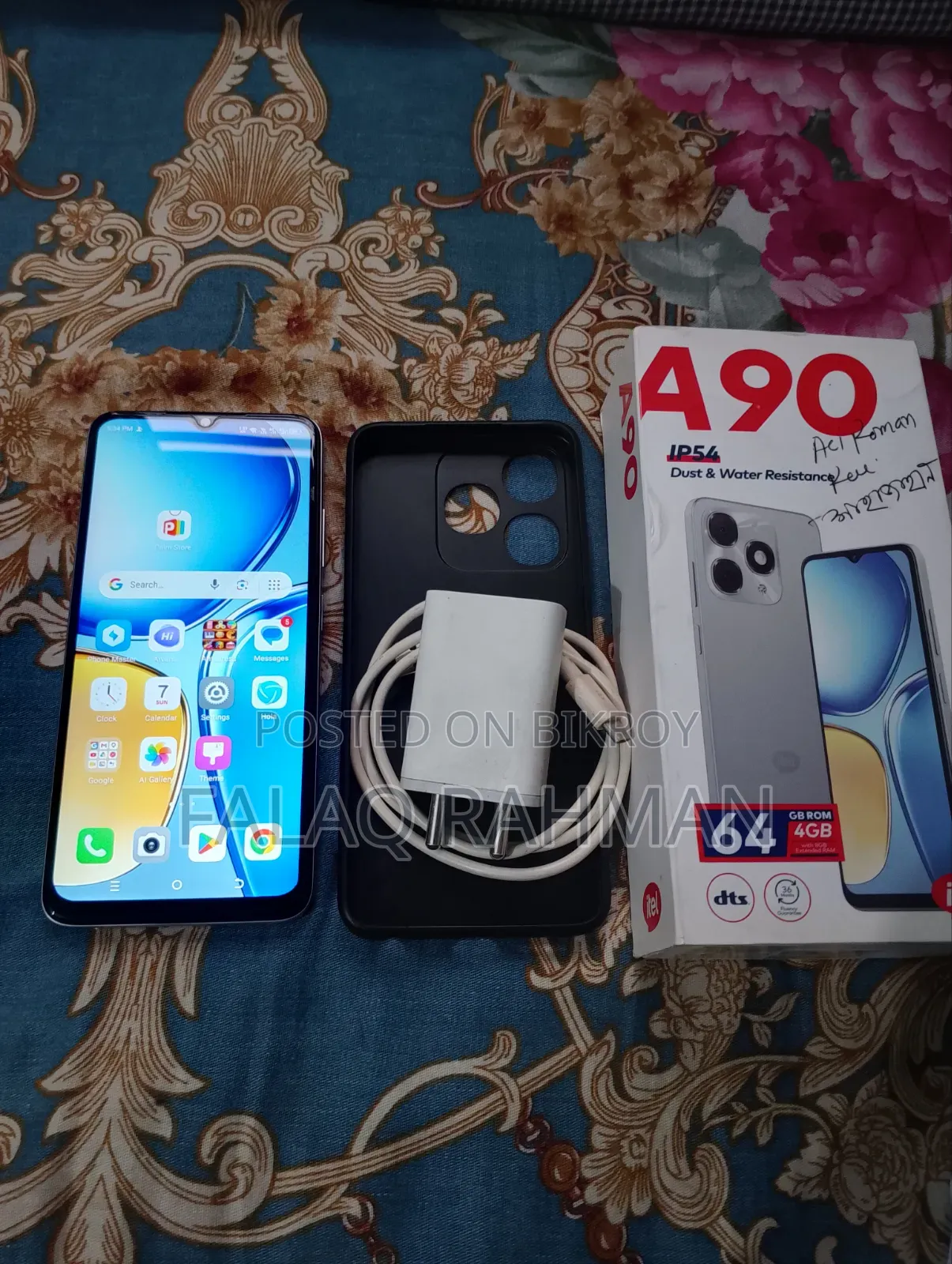 Itel A90 64 GB Gray