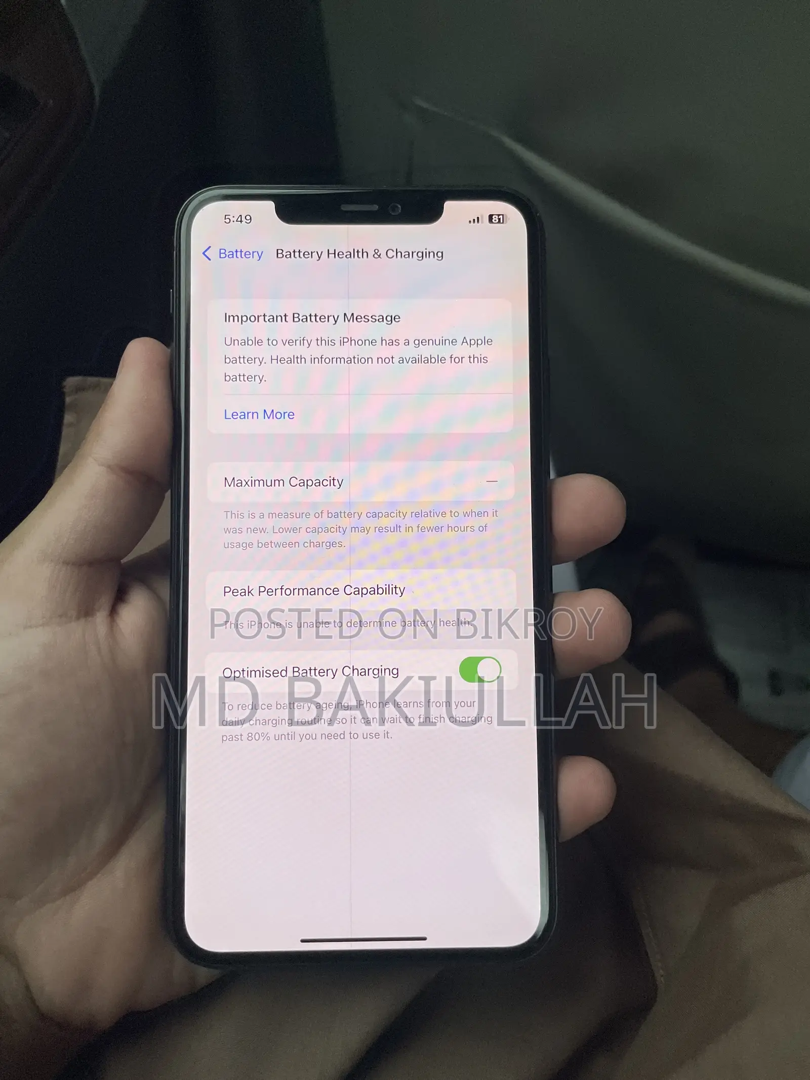 Apple iPhone 11 Pro Max 256 GB Black