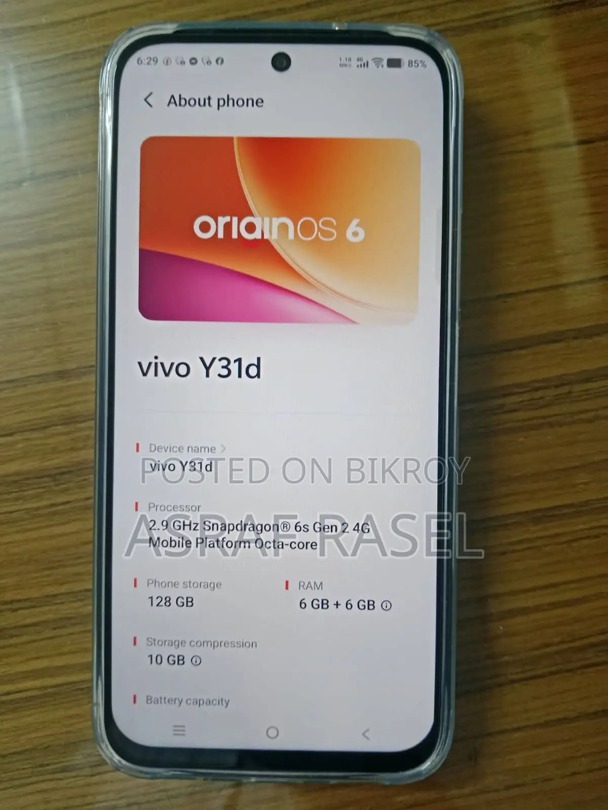 Vivo Y31d 128 GB Purple