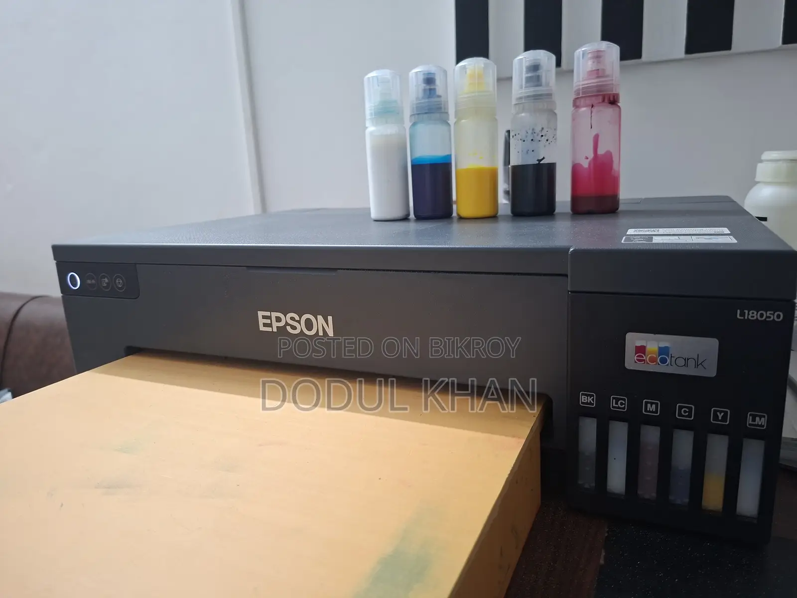 DTF Printer Full Setup (EcoTank L18050 & Heat Press Machine 15 * 15)