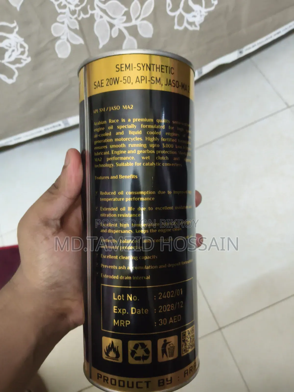 Arabian Race 4-T Engine Oil