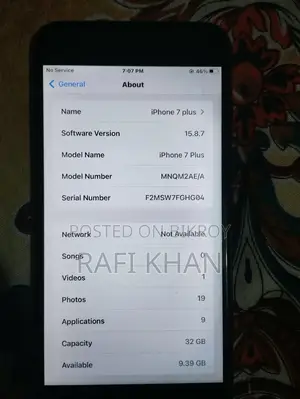 Apple iPhone 7 Plus 32 GB Black