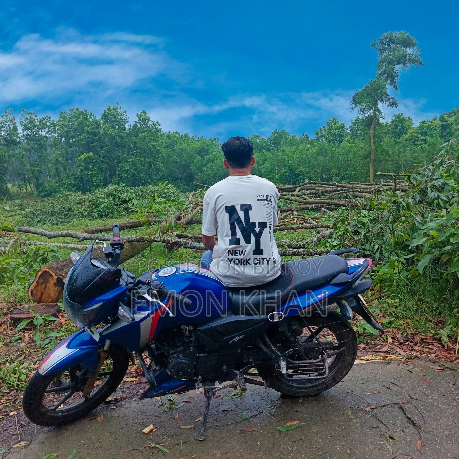 TVS Apache RTR 160 2V 2024 Blue