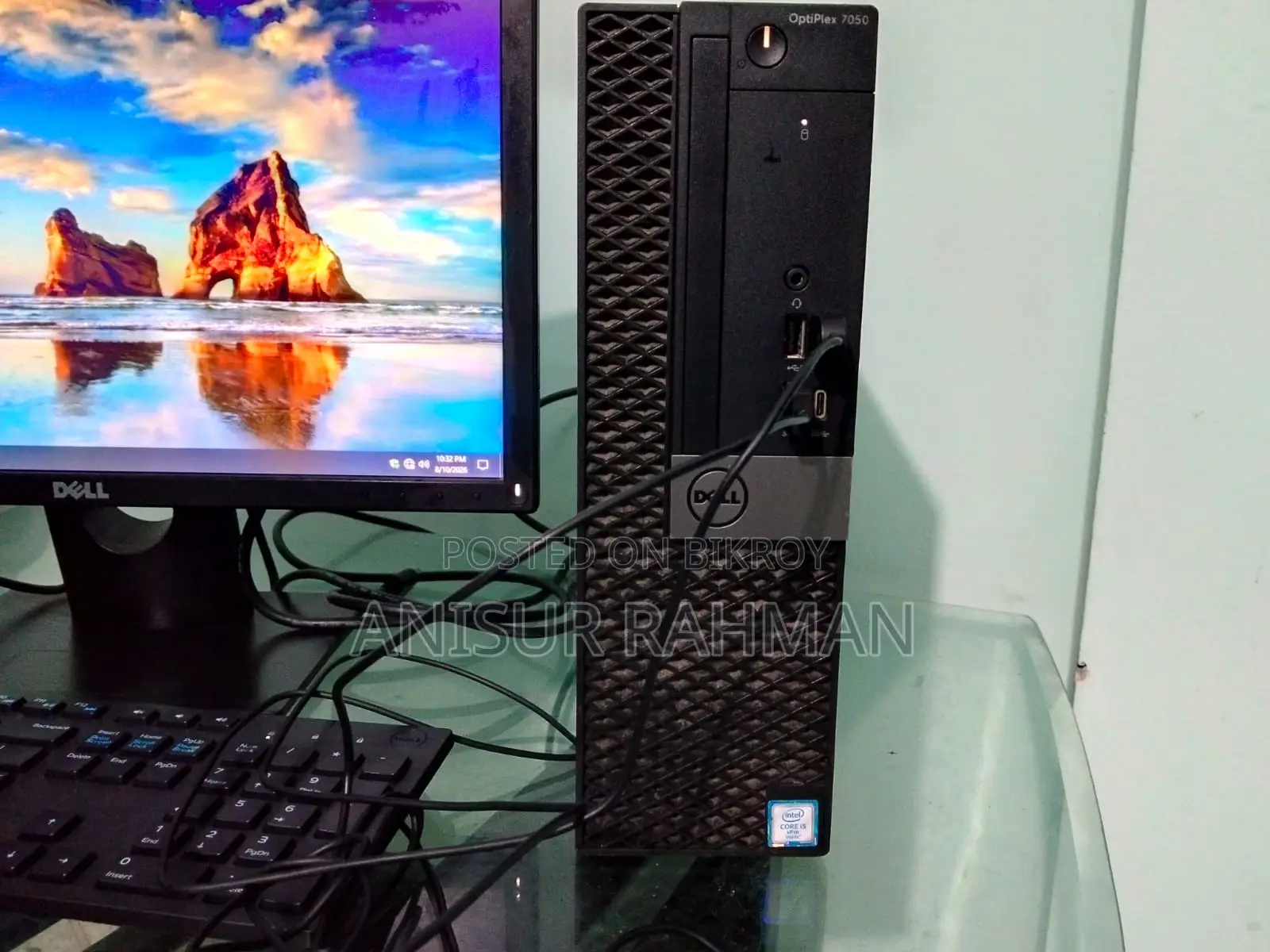 Desktop Computer Dell Optiplex 7050 8GB Intel Core i5 SSD 500GB