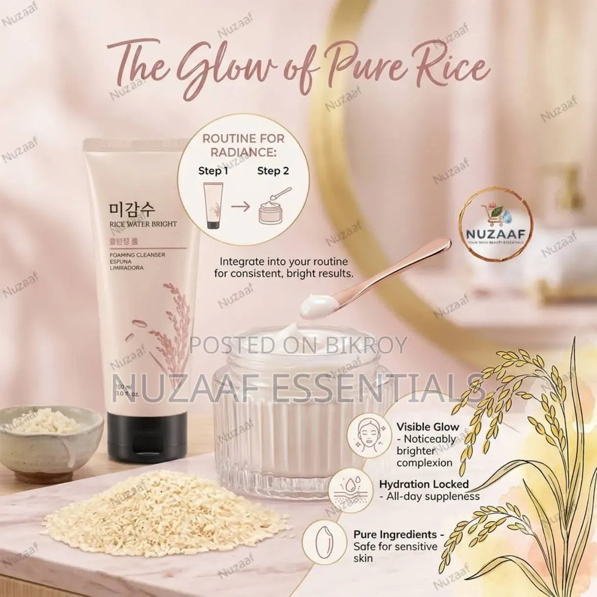 Rice Water Bright Facewash