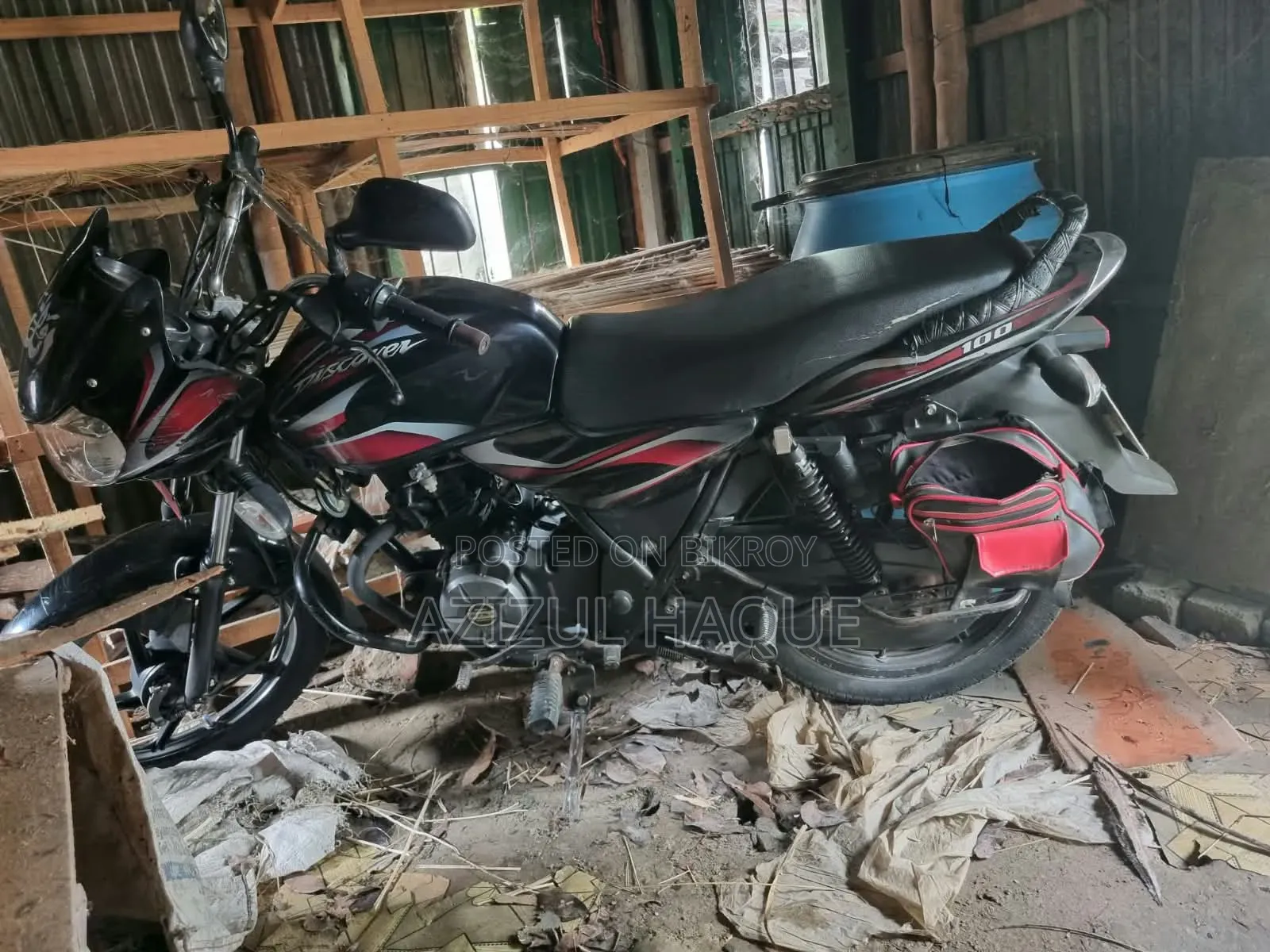 Bajaj Discover 100 2017 Black