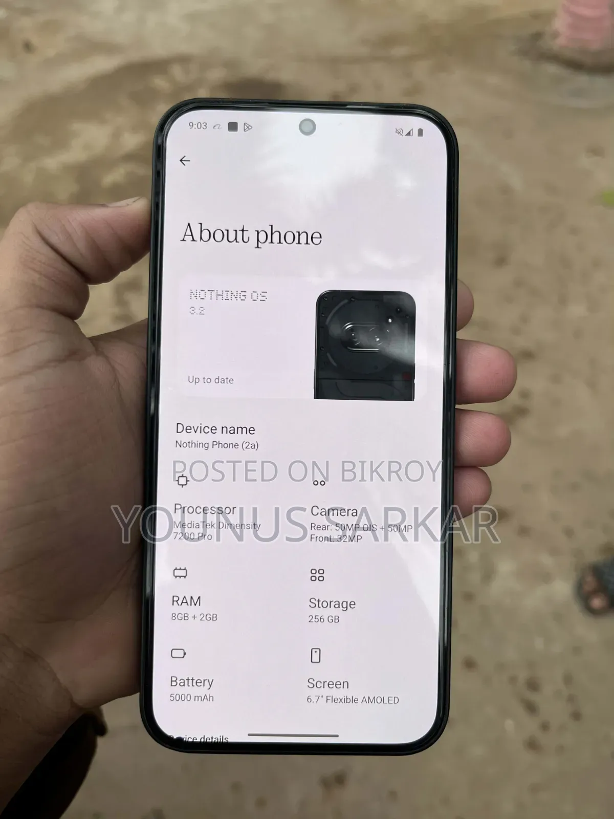Nothing Phone 2a 256 GB Black