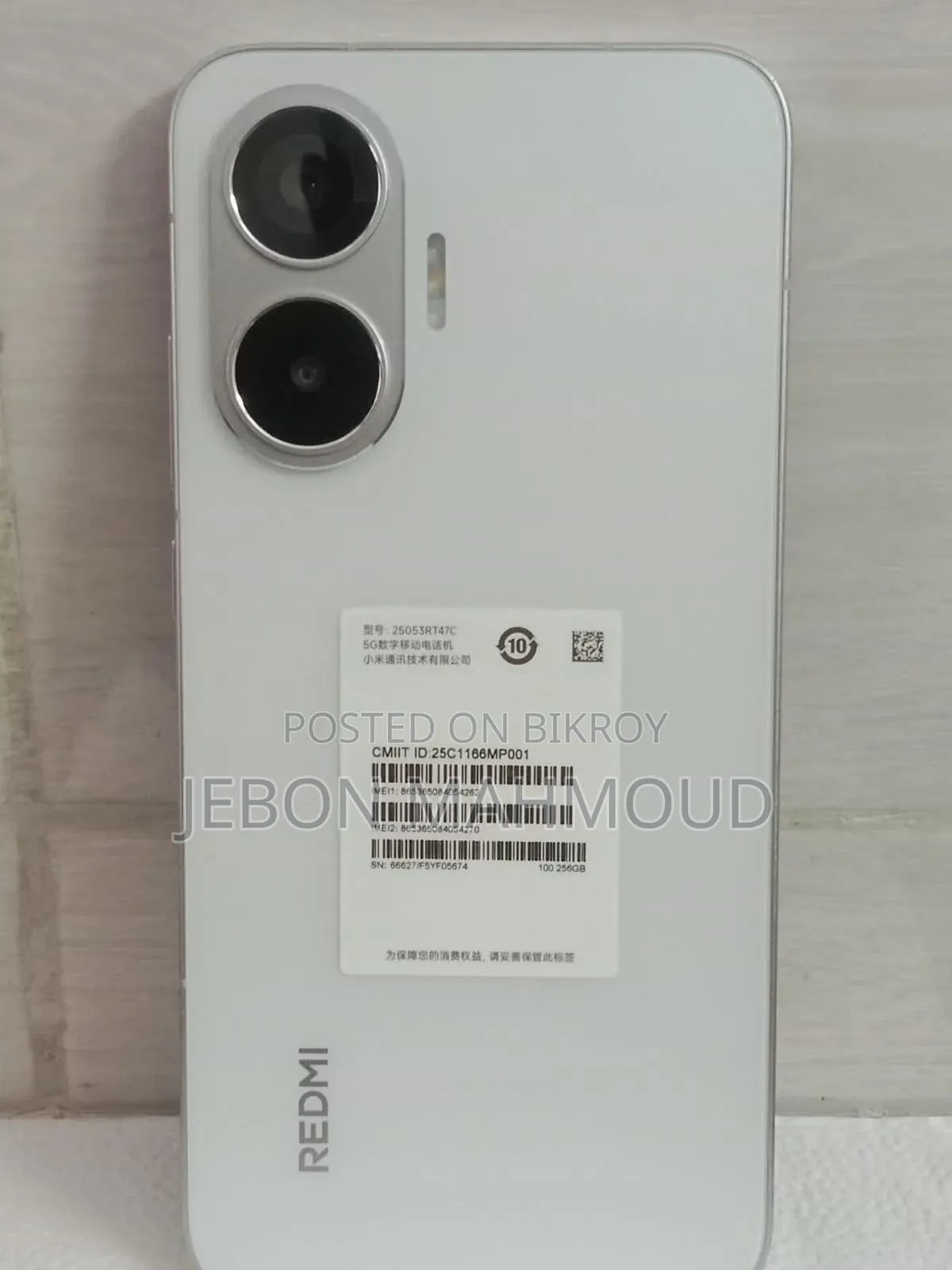 New Xiaomi Redmi Turbo 4 Pro 256 GB White