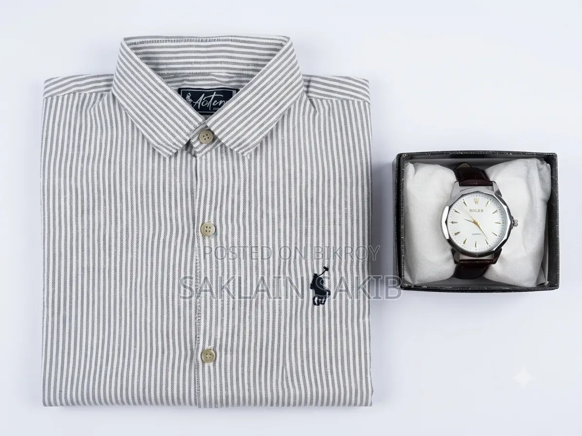 Old Money Shirt & Exclusive Watch Combo
