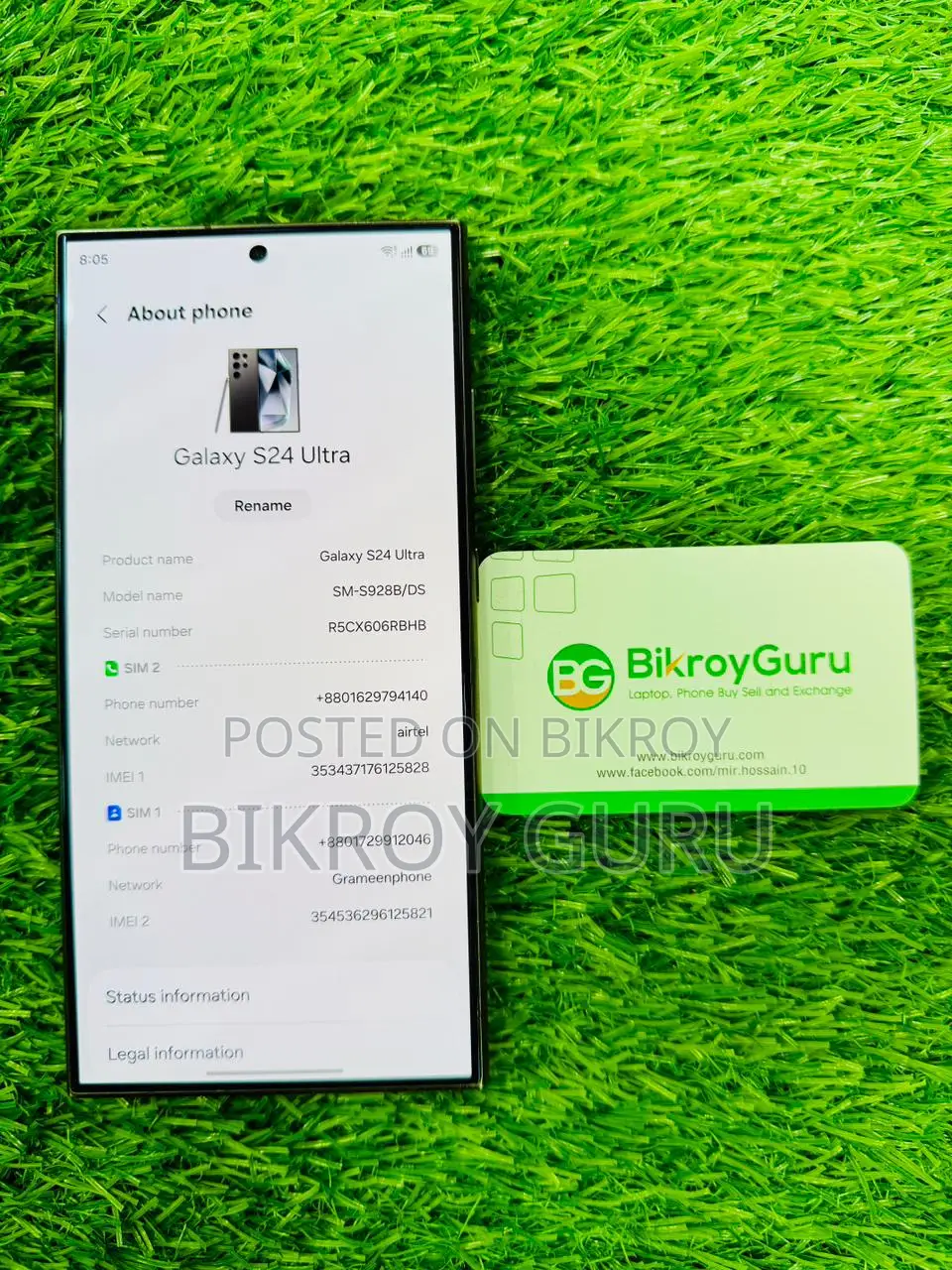 Samsung Galaxy S24 Ultra 256 GB Black