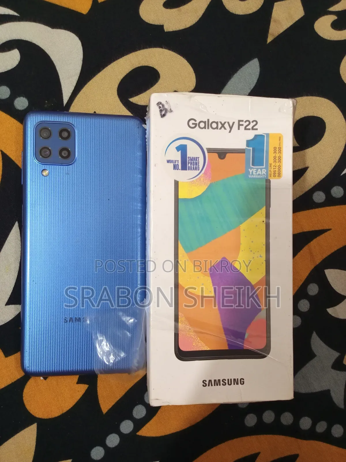 Samsung Galaxy F22 128 GB Blue