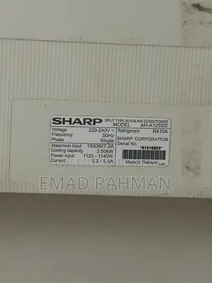 Sharp AC 1 Ton Made by Thailand