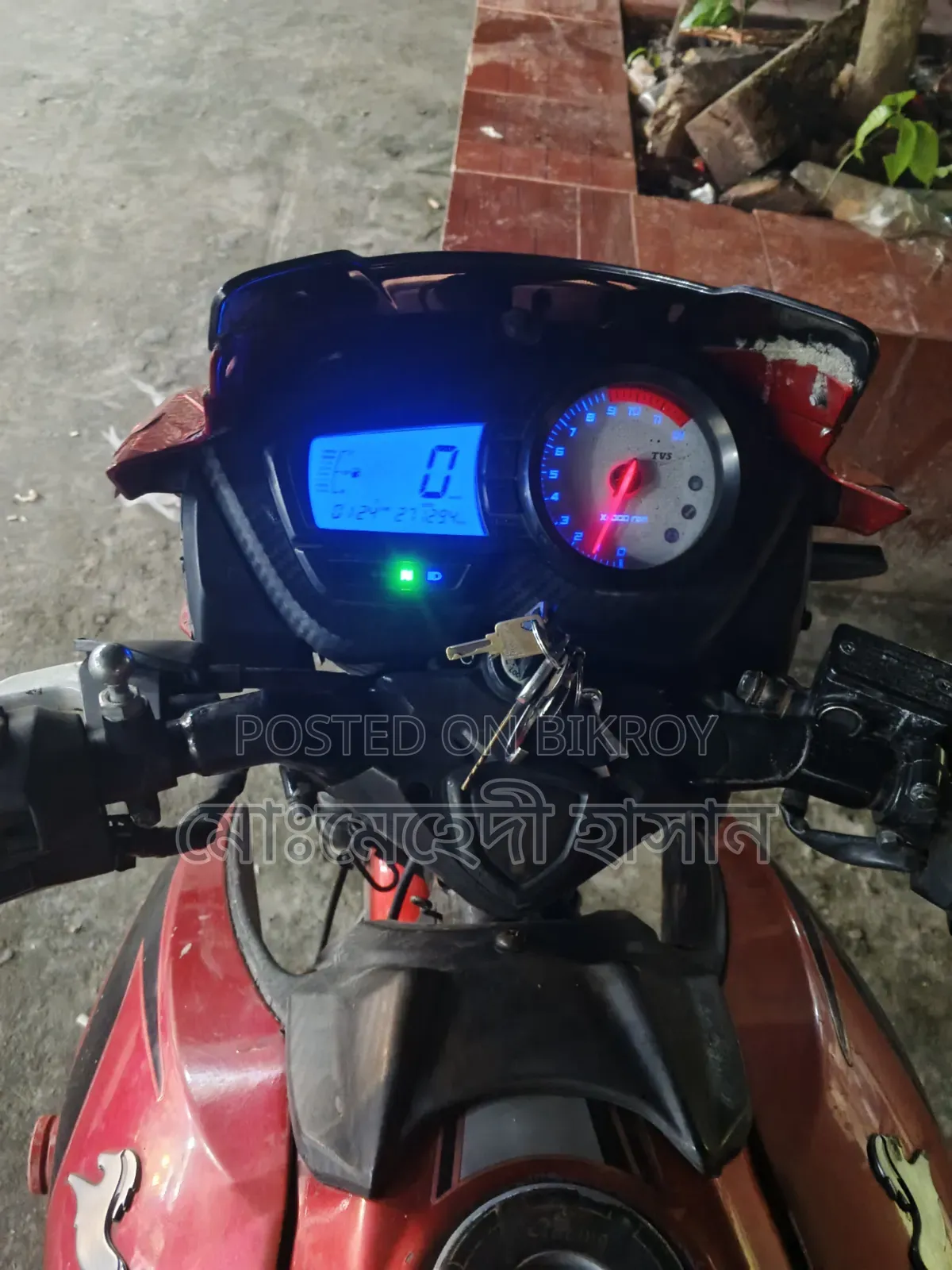 TVS Apache RTR 160 2V 2019 Red