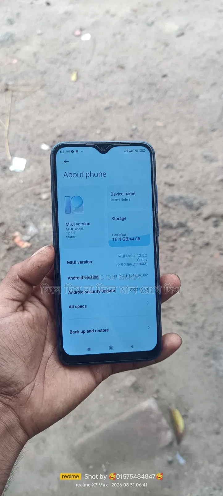 Xiaomi Redmi Note 8 64 GB Blue