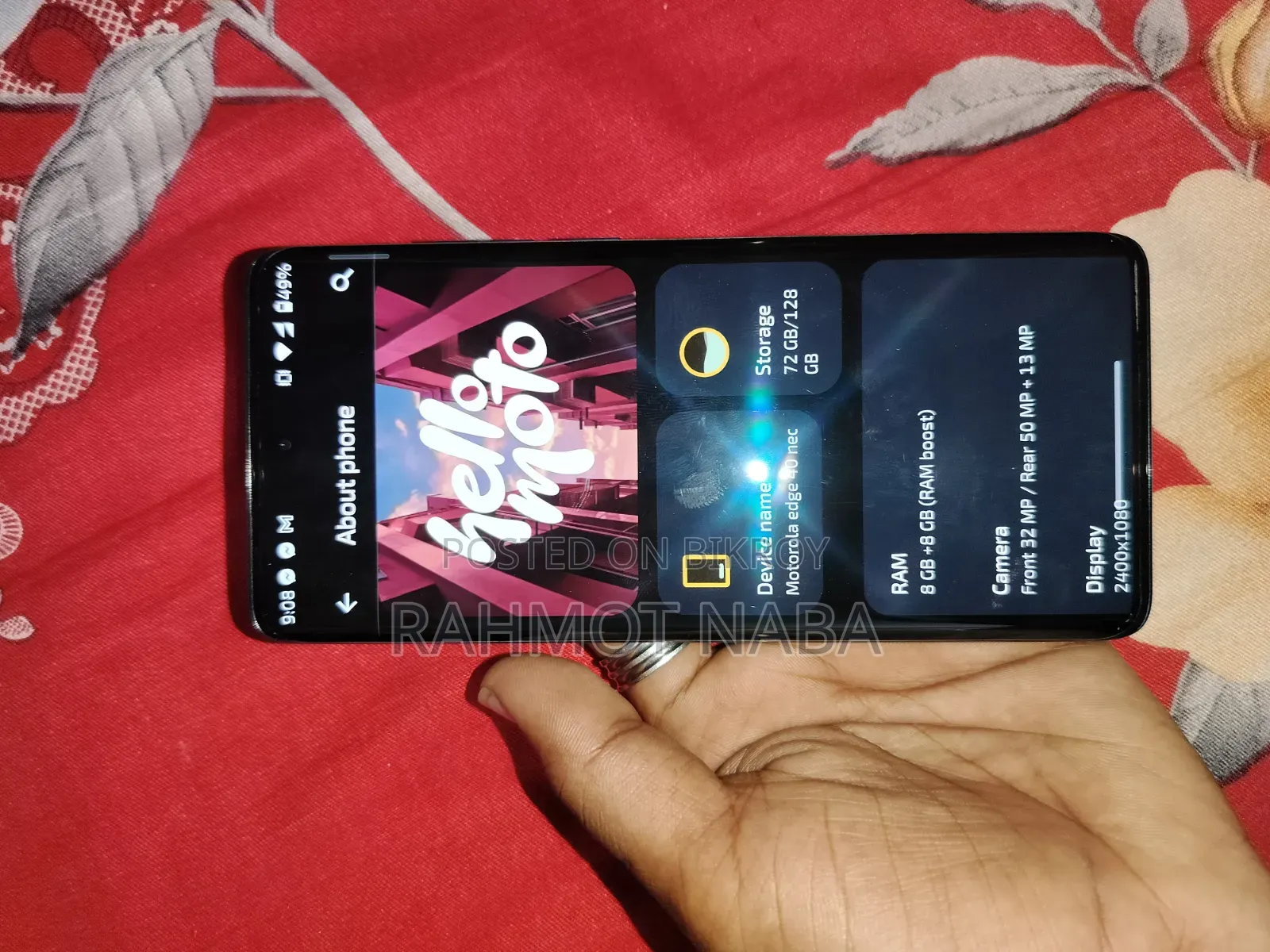 New Motorola Edge 40 Neo 128 GB Blue