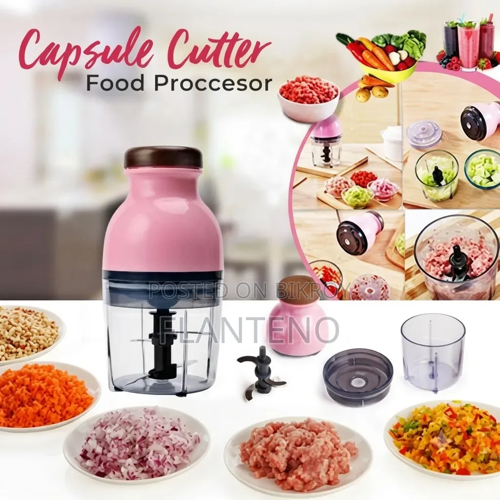 Powerful Speed Electric Capsule Cutter & Blander Food Processor