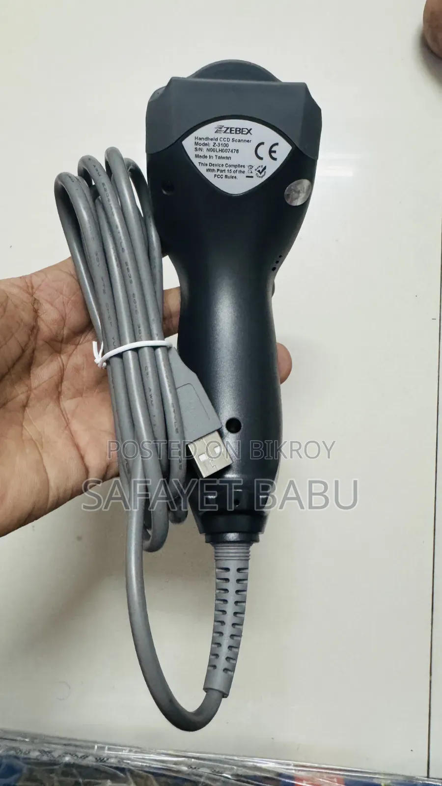 Zebex- Handheld CCD Scanner Model: Z-3100