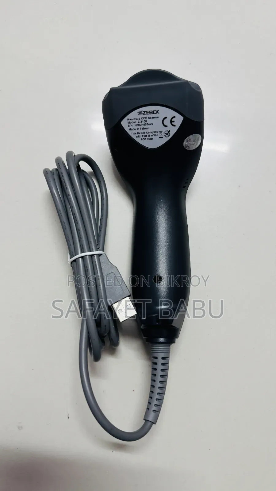 Zebex- Handheld CCD Scanner Model: Z-3100