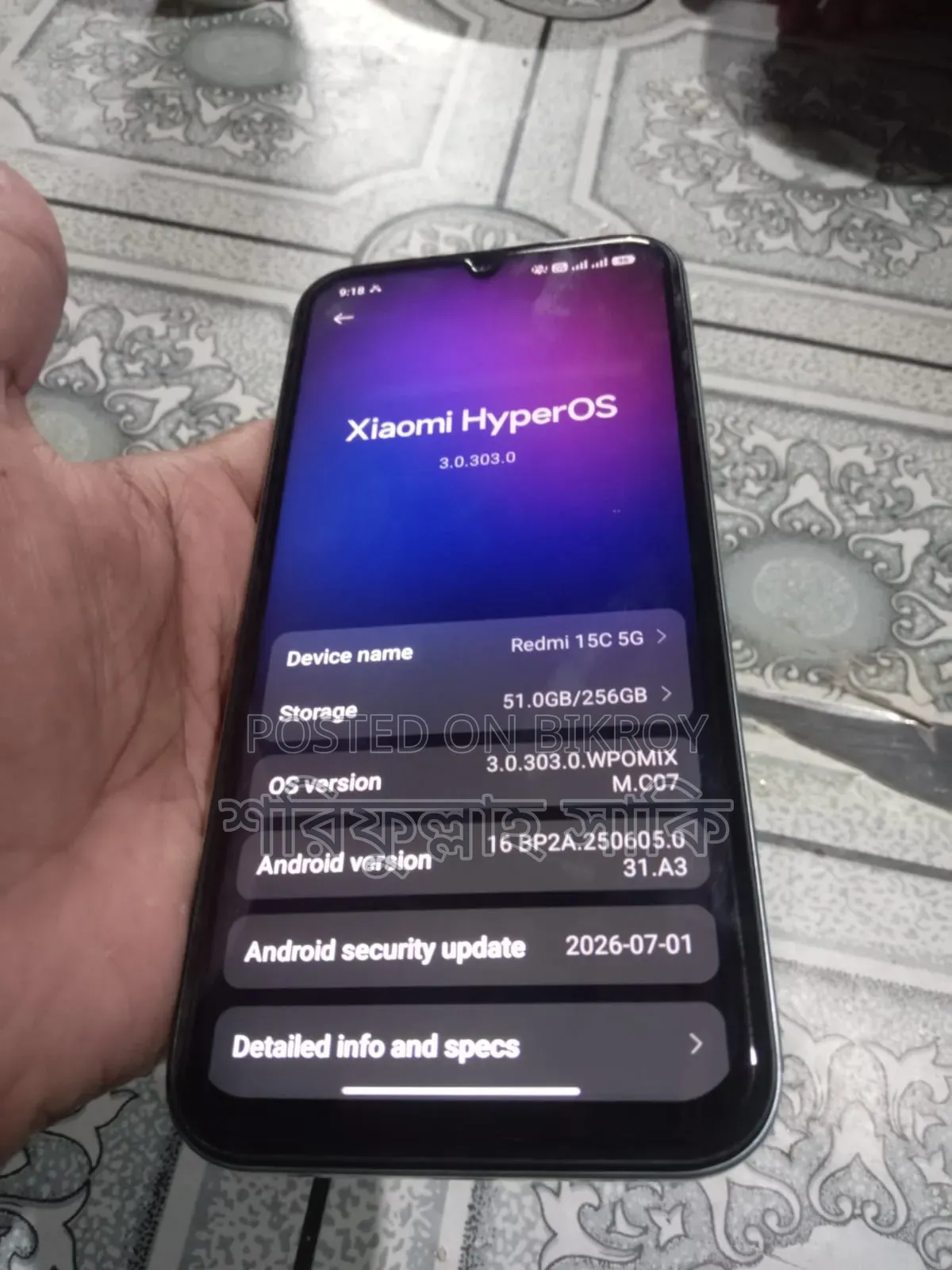 Xiaomi Redmi 15C 256 GB Silver