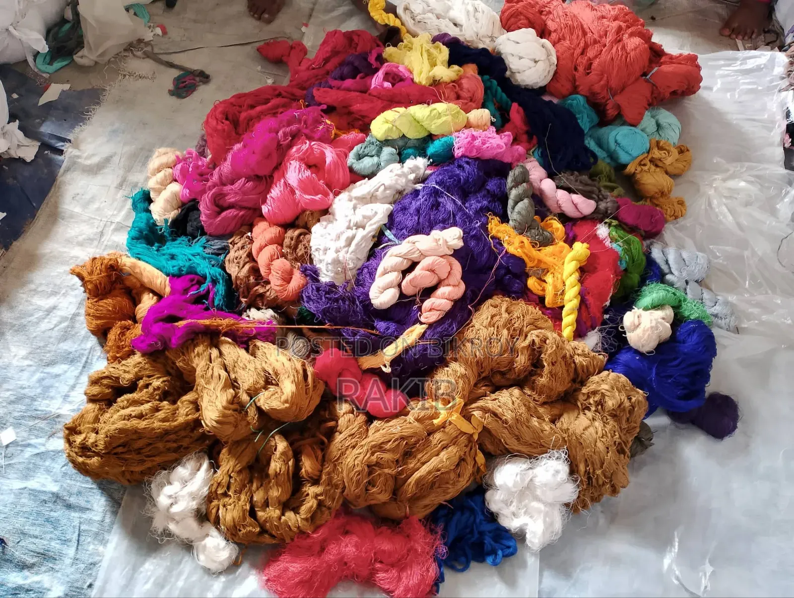 Thread will be sold by the kilogram