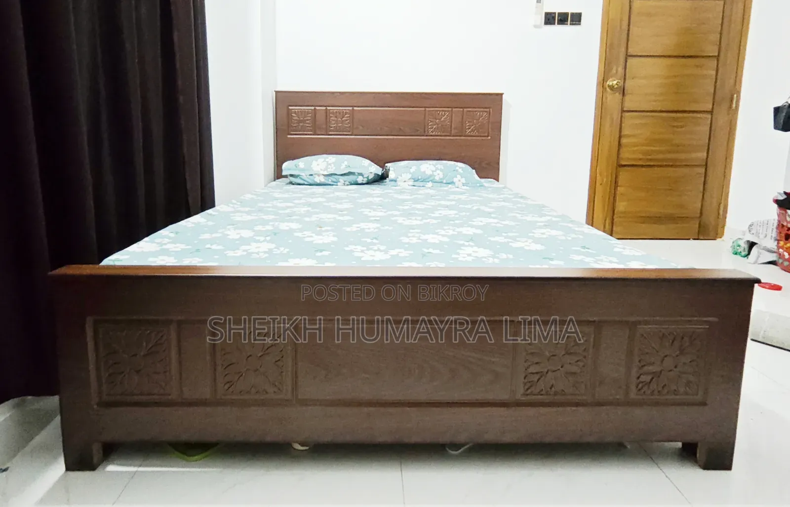 Bed with Mattress for Sale