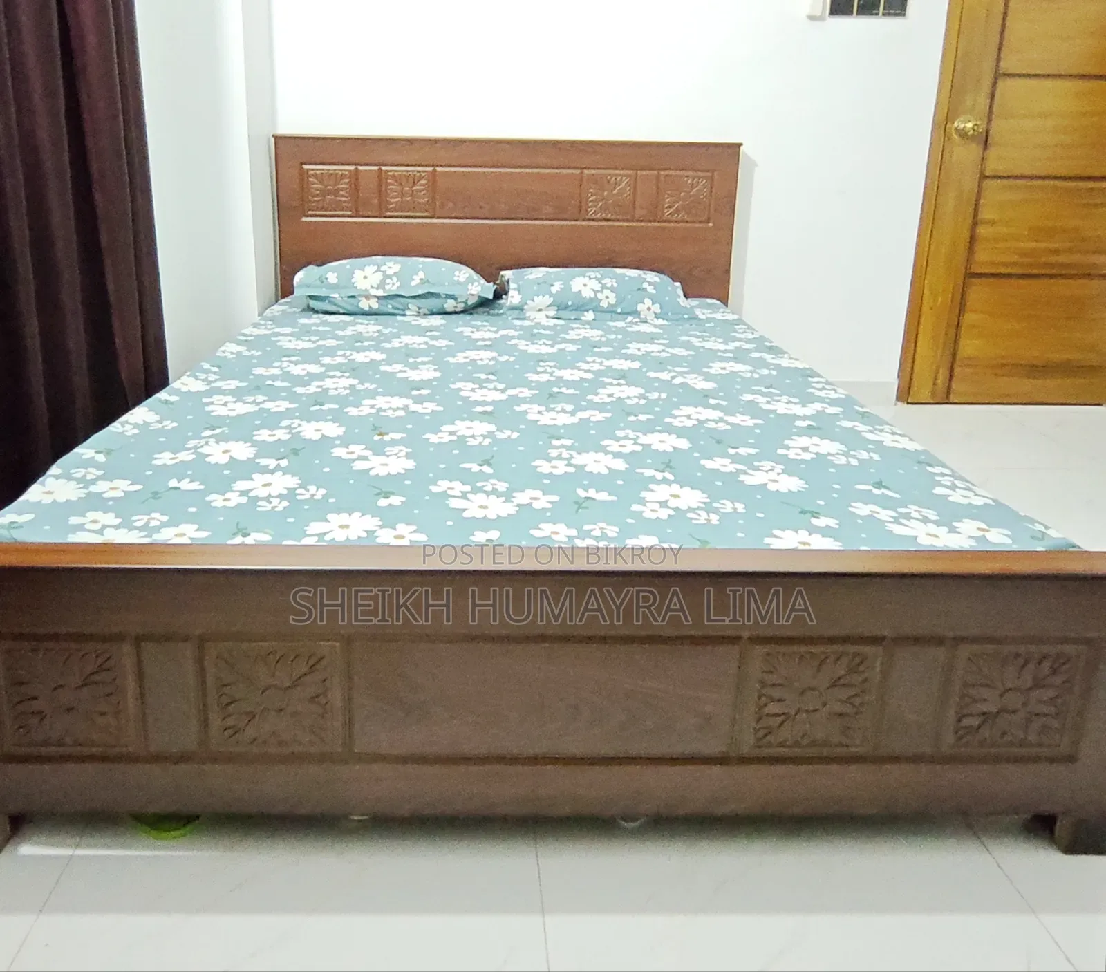 Bed with Mattress for Sale
