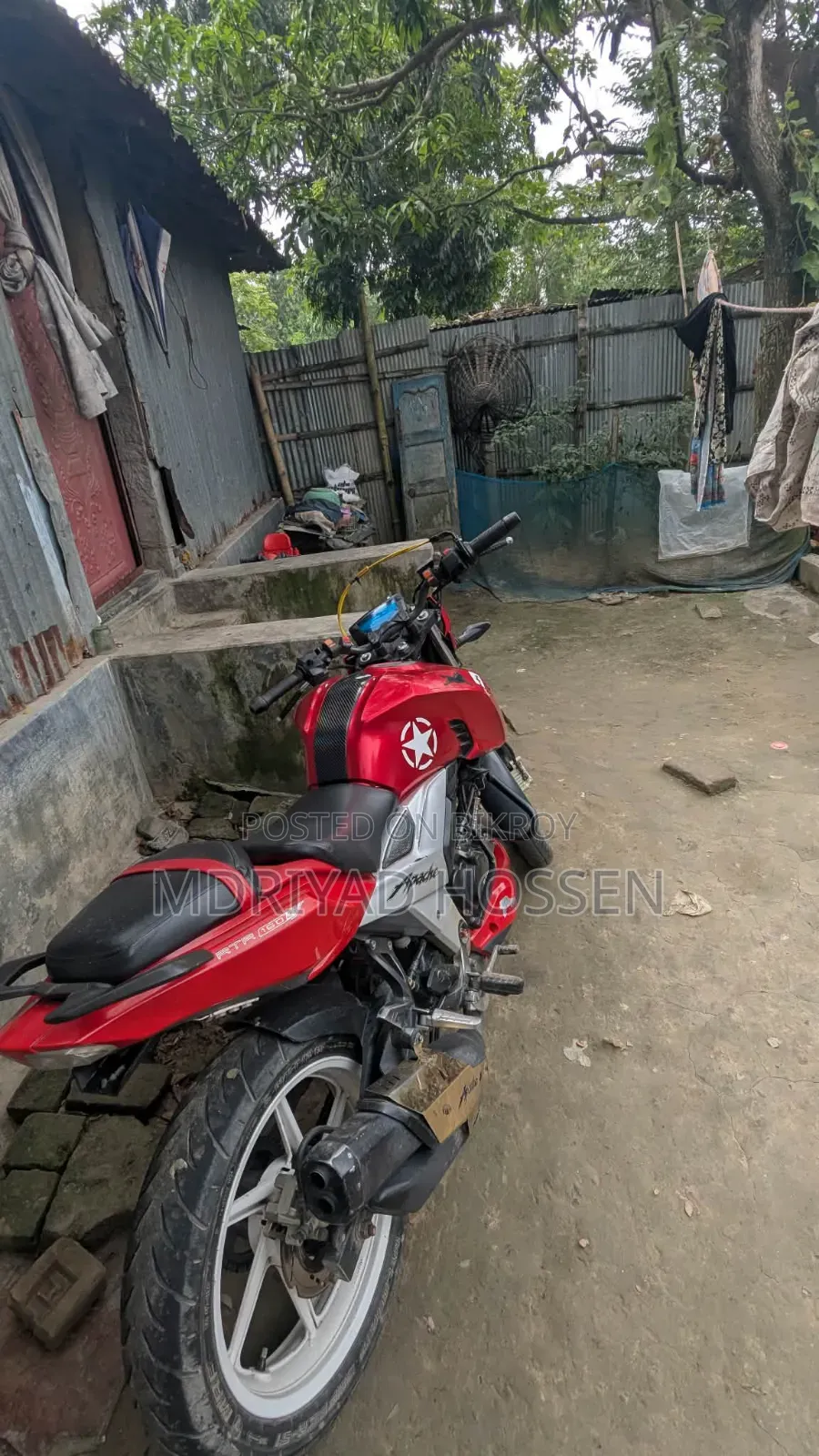 TVS Apache RTR 160 4V 2023 Red
