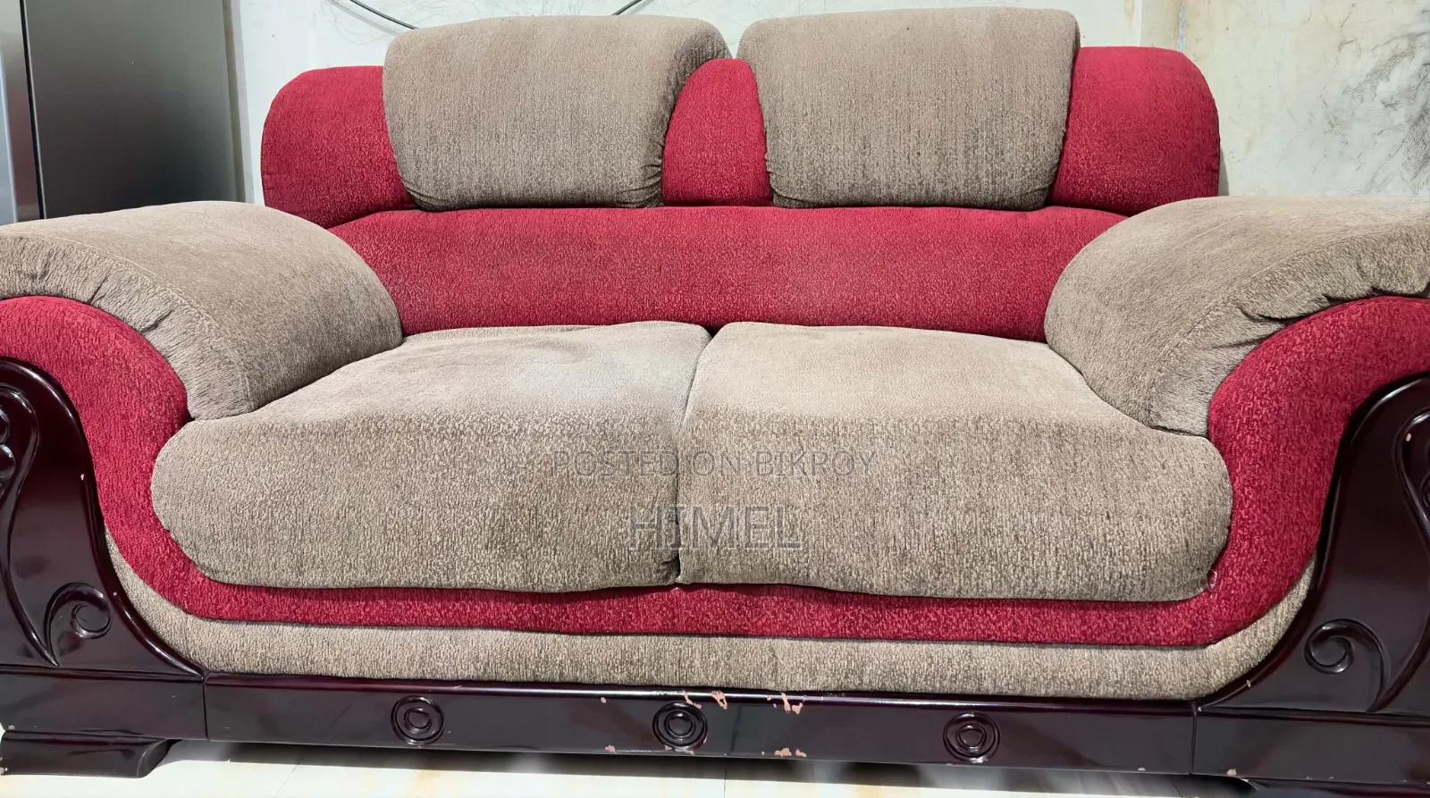 Wooden Sofa 3 PCS Set