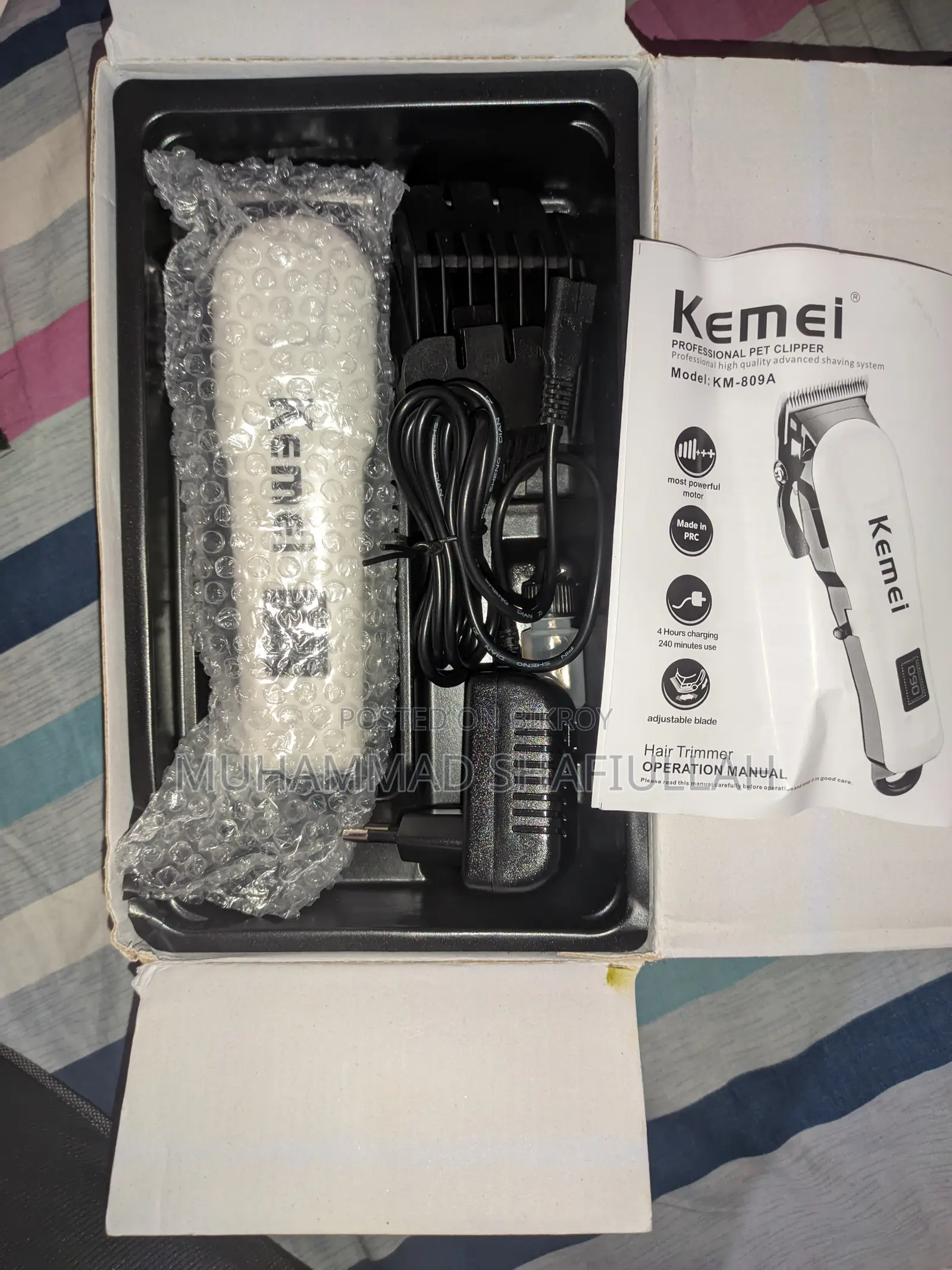 Hair Cut Machine (Model 809A)