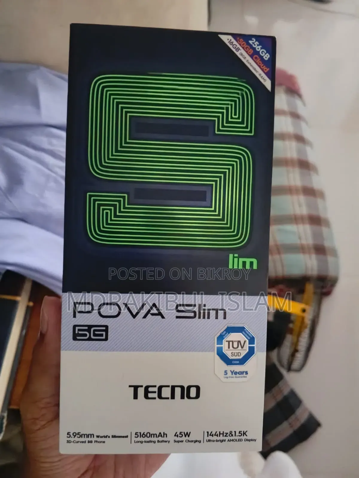 Tecno Pova Slim 5G 256 GB White