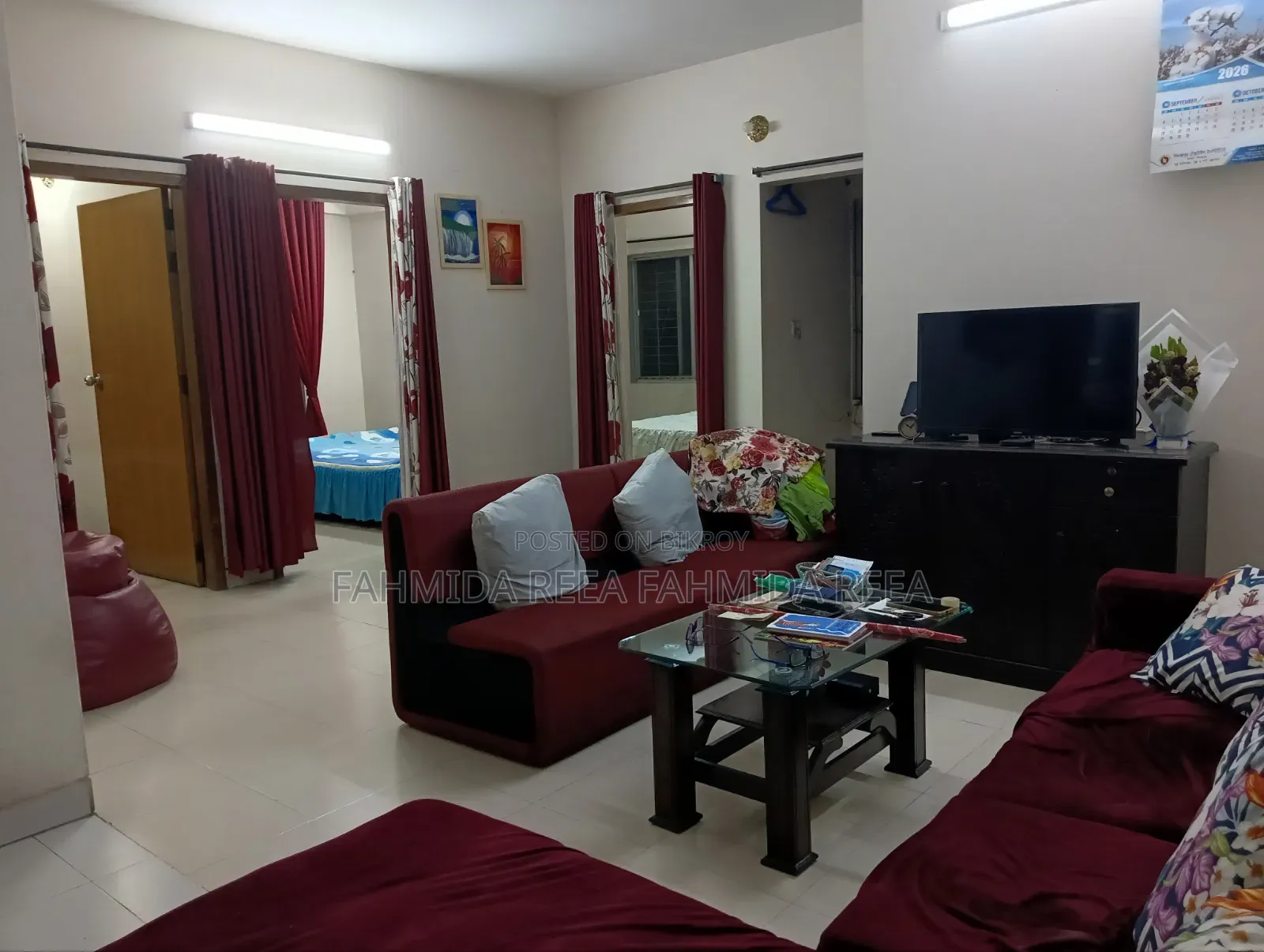 6bdrm Apartment in Dom-Inno-Pioggia, Malibag for rent