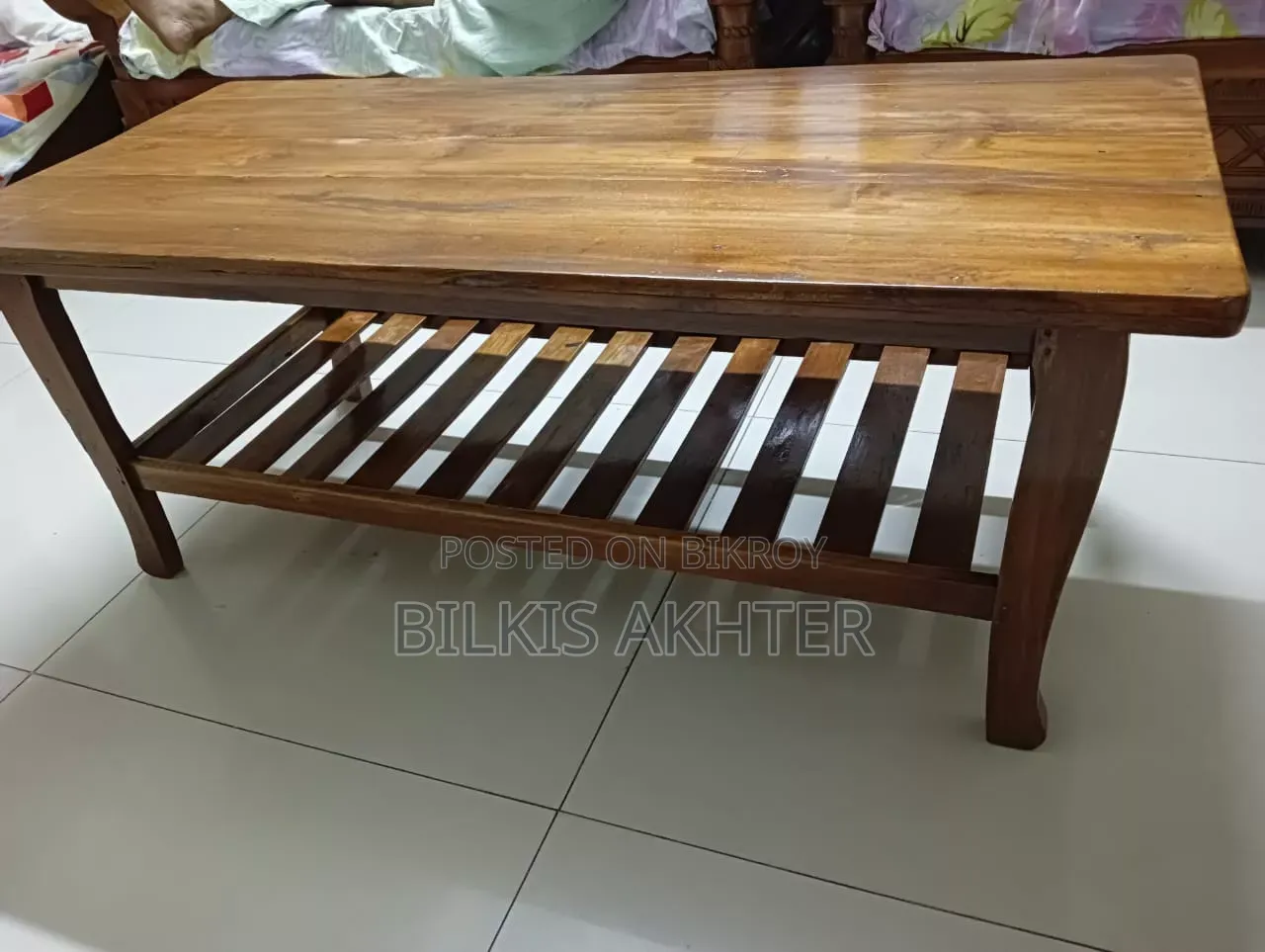 সেগুন কাঠের টি  টেবিল