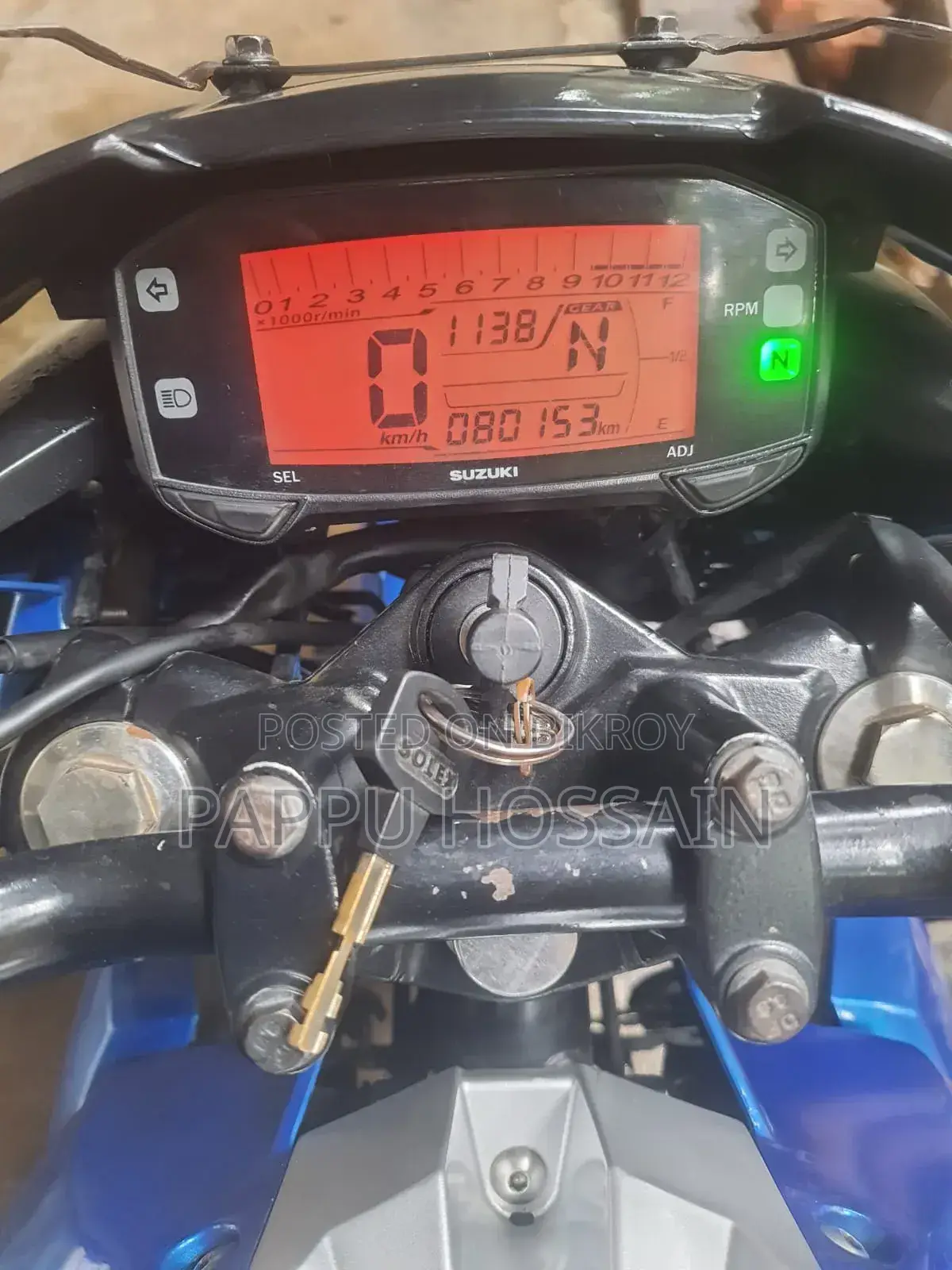 Suzuki Gixxer 2016 Blue