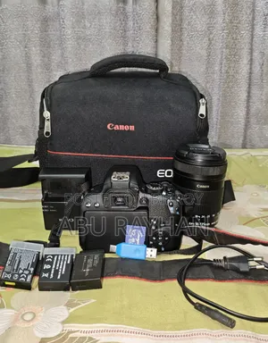 Canon 800D + 18-135mm Lens + Accessories — Full Set