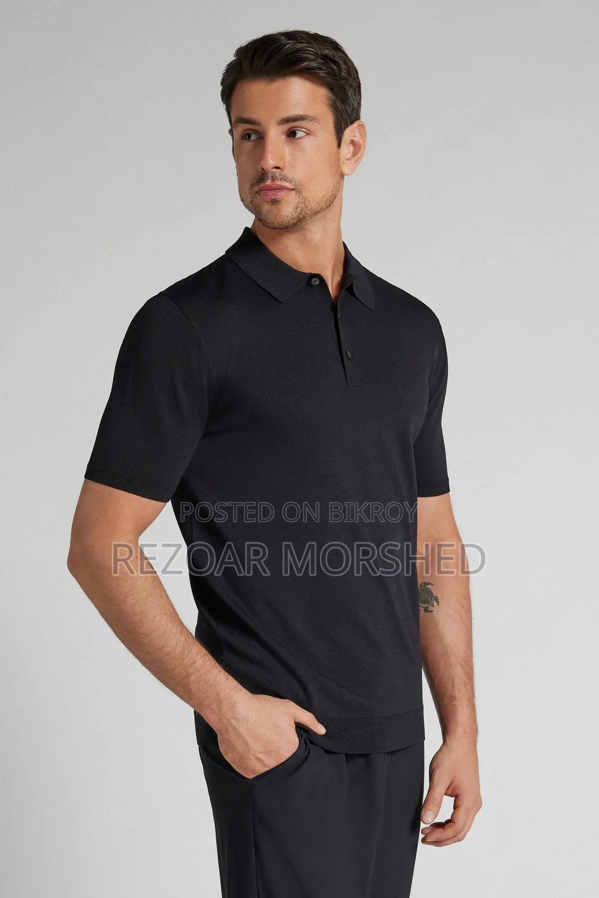 Half Sleeve Knit Polo